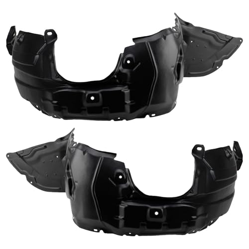 Image of TRQ Front Inner Fender Liner Set Compatible with 2010-2011 Mazda 3 MA1248138 MA1249138
