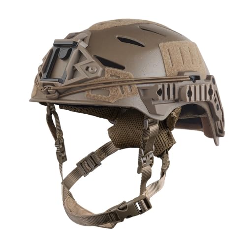 Tactical Helmet Team Wendy 3.0 Airsoft Paintball Training Head Protector with Liner Pad Chin Strap(Tan)