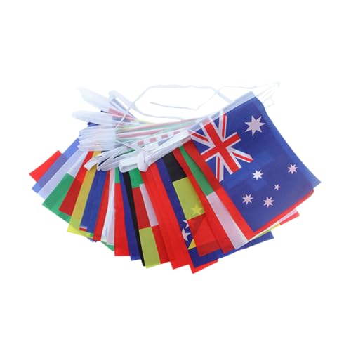 Drapeaux de pays internationaux en polyester résistant pour décoration de bar