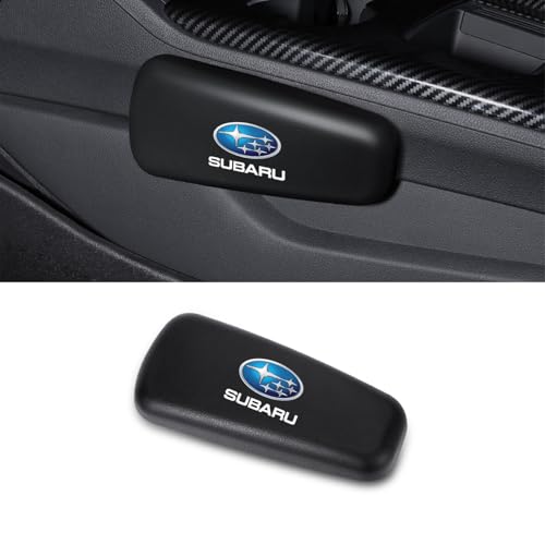 トヨズホ 車用ニーパッド,ブラック 車膝クッション シートクッション保護パッド 車膝クッション カー用品 長時間の運転圧力を緩和し 柔らかく快適で PUマテリアル 1個入り(スバルに適し)