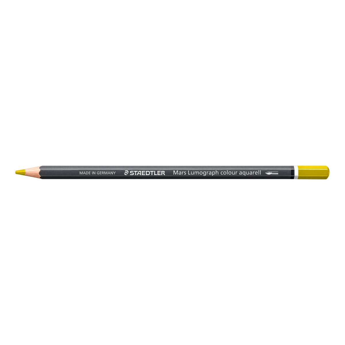 STAEDTLER Watercolour Pencil - Olive Yellow - Mars Lumograph Colour Aquarell - Pack of 6, 104-175