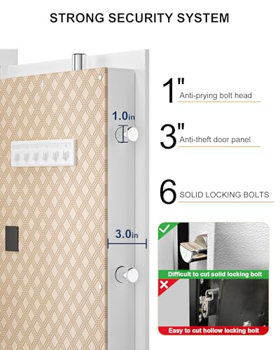 Image of TIGERKING Extra Large Home Safe 17.6 Cu Ft, Touchscreen Digital Keypad Lock