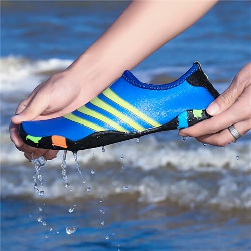 Sapatos aquáticos masculinos de secagem rápida, calçados aquáticos para caminhadas, mergulho, surfe,