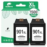 COLORETTO 901XL Remanufacturado Cartucho de Tinta Compatible para HP 901 901 XL para HP OfficeJet 4500 Wireless J4624 4500 g510a G510n J4500 J4524 J4540 J4560 J4580 J4585 J4600 J4660 J4680