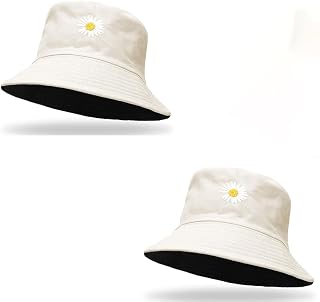 PALAY Women Bucket Hat Foldable Cotton Sun Beach Hat Fisherman Hat Casual Outdoor Cap Lovely Bomber Hats for Women Men Boy... Price In India