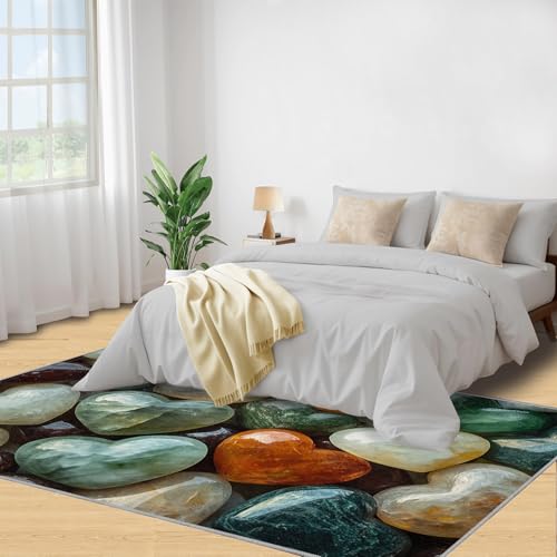 Tapete decorativo área pequeña fibra microfibra 2x3 pies miniatura 4
