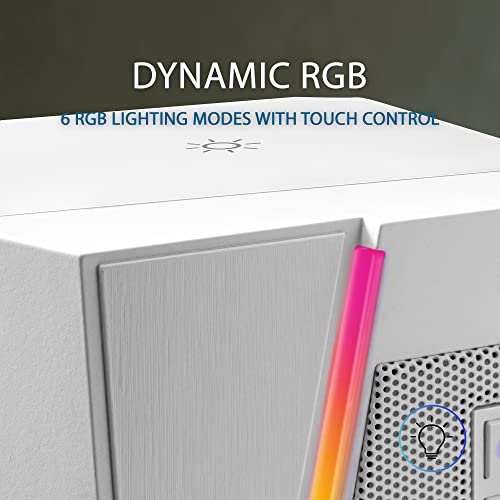 Mars Gaming MS7W, RGB Luidsprekers, Bluethooth 5.0 + Jack 3.5, DSP Sound 20W, Wit - Afbeelding 6