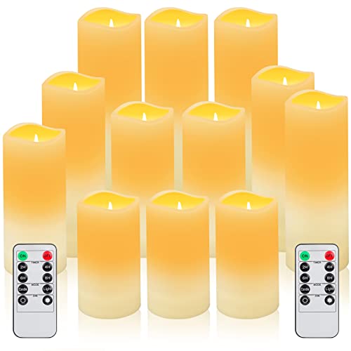 Consejos para Comprar Velas de Pilas Walmart de esta semana. 42 Velas LED Sin llama, Velas Electricas Decorativas, 12 luces de te Impermeables, con Control Remoto de 10 Teclas,velas led Flama Realista para Recuerdos Fiestas Hogar Bodas, San...