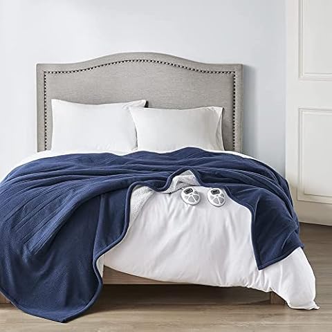 Serta Reversible Fleece to Sherpa Electric Blanket Cover