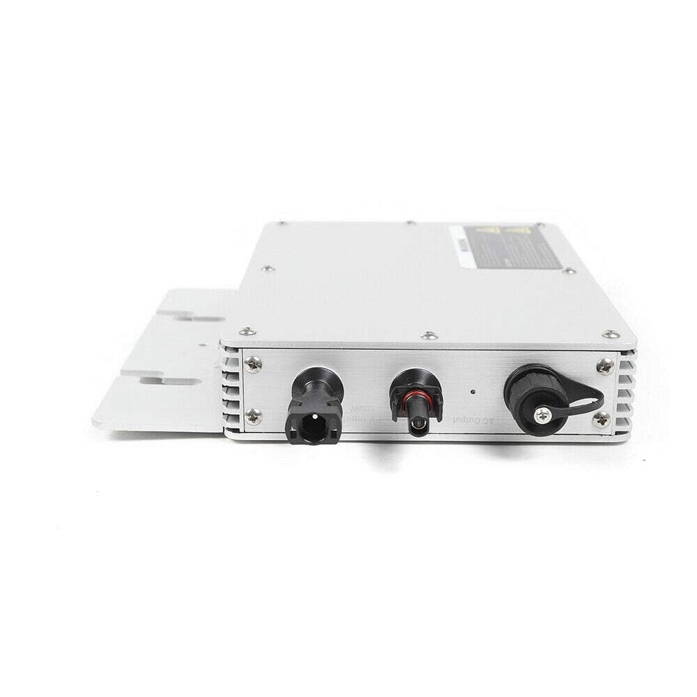 Solar Wechselrichter Balkonkraftwerk Mikrowechselrichter Solar- & Windenergie Microwechselrichter IP65 Wasserdicht Microinverter Power Grid Tie PV Wechselrichter 300W