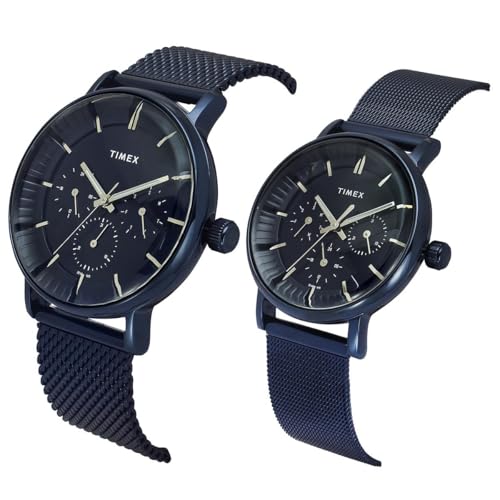 Image of TIMEX Analog Watch for Unisex with Round Dial & Water Resistant Unisex Wrist Watches