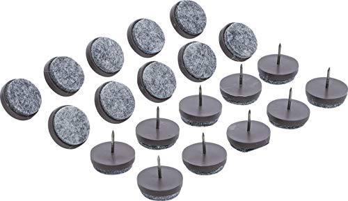 BGS Diy 80868 | Filzgleiter-Satz | gestiftet | Ø 24 mm | 20-tlg.