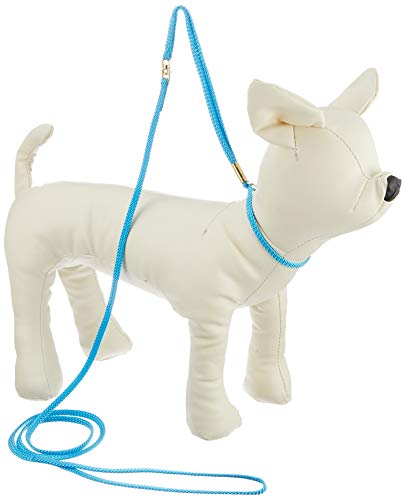 ドギーマン パステルショーリード ブルー 超小型犬用 5mm