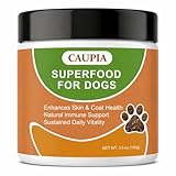 CAUPIA Superfood for Dogs – Daily Greens Powder for Digestion, Immune Support, Skin & Coat, Joint Health – Natural Dog Food Formula