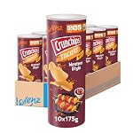 Lorenz Snack World – LORENZ | Crunchips Stackers Western Style | 10 x 175 g | veg