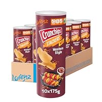 LORENZ | Crunchips Stackers Western Style | 10 x 175 g | vegan – Ansicht 1