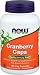 NOW Cranberry Concentrate, 100 Veg Capsules (Pack of 2)