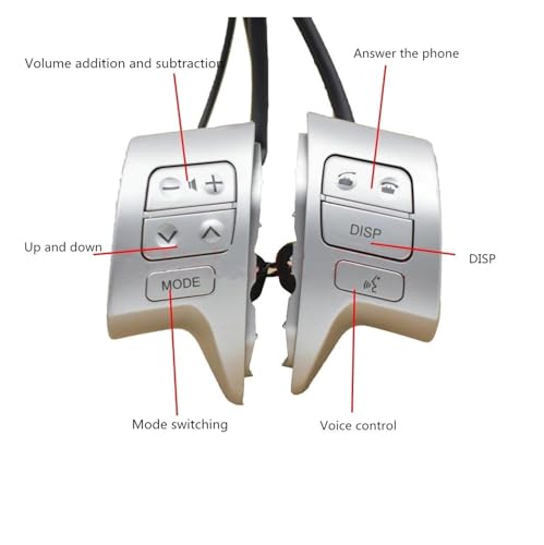 Commande audio au volant Bluetooth pour Corolla ZRE150L 2007-2009