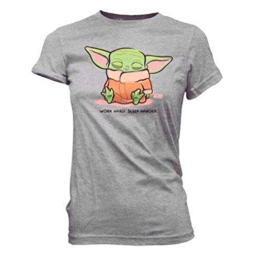 Funko STAR WARS - Child Sleeping - T-Shirt POP (XL), Gray