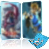【Premium-Material】Die Spielkartenhalter für Nintendo Switch besteht hauptsächlich aus hochwertigem Silikon und die gemusterte Seite besteht aus PC-Material mit einer mattierten Schicht, die kratzfest und langlebig ist. Aufgrund seines mehrschichtigen Schutzes ändert das Muster die Farbe nicht, es ist eine perfekte Aufbewahrungsbox für Spielkarten