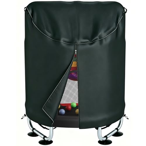 XCZ 55 Round Trampoline Cover – Full Coverage Black