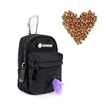 Dog Treat Pouch Dog Poop Bag Holder for Leashes, Pets Snack Container With Inner Small Bag, Puppy Supplies Perfect for Training and Walking – Hands Free Dog Waste Bag Dispenser -Dog Travel Accessories