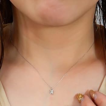 Amazon | [Queen]プラチナ(Pt900) ダイヤモンド ネックレス (0.10ct