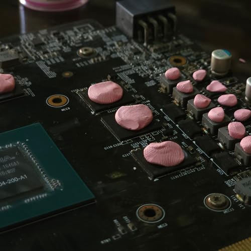 Image of HY206 (HY236 Pink) 6.0W /mK Thermal Putty - Liquid Thermal Pad - 20g with Spatula - Alternative to Thermal Pads - Suitable for use in GPUs, Laptops, Motherboards, Smartphones, etc. (Thick) | Thick Variant