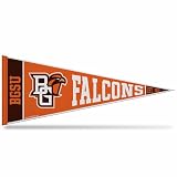 Rico Industries NCAA Bowling Green Falcons Rally 12" x 30" Felt Wall Décor Pennant - Great for Home/Bed Room/Man Cave Décor