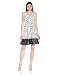 Nine West Women's Lunar Dot V-Neck Dress