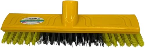 UTP Floor Brush Hard – Heavy Duty Cleaning Brush for Tiles, Concrete & Hard Floors, With a Stick Included – YF341