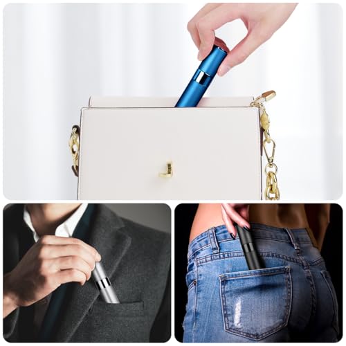 ACWOO Perfume Atomiser Bottles, 5 PCS Refillable Fine Mist Spray Bottles, 5ml Mini Travel Perfume Atomizer, Underfill Empty Travel Bottle Portable Purse Spray Bottle for Men and Women… - Image 7