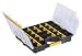 Produktbild Allit 457420 Ordnungsbox"EuroPlus Basic S37/6-20" mit 6 Fächern / 20 Trennwänden, Schwarz, Gelb, Transparent