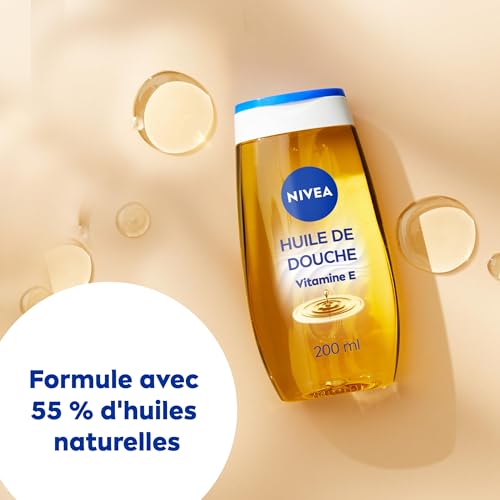Nivea Huile de Douche 200 ml (Lot de 2)