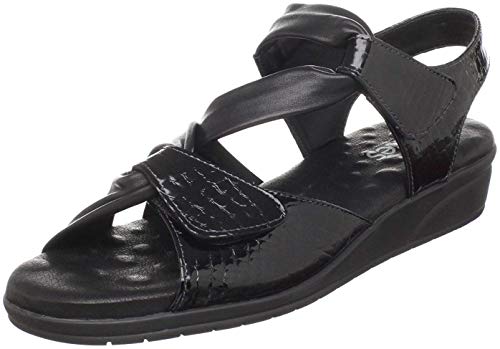 Walking Cradles Women's Valerie Sandal,Black,6 M Us #TOP3
