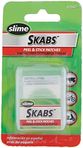 Slime 20040 SKABS Pre-Glued 1-Inch, 6 Patches