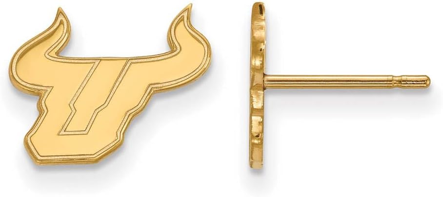 South Florida Extra Small (3/8 Inch) Post Earrings (Gold Plated)