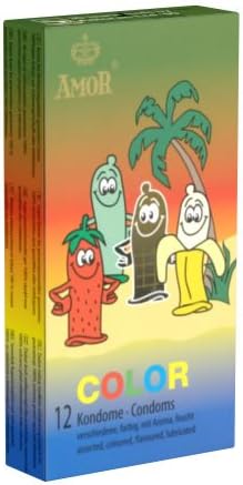 Amor Color: 12 coloured and flavoured condoms for colourful variety