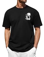 Material: men's t-shirts is make of 100% Cotton.It is soft and comfortable, lightweight and breathable. Ideal for hot summer. Design: mens t shirts feature with crew neck, Classic black and white T-shirts with short sleeve, that never go out of style...