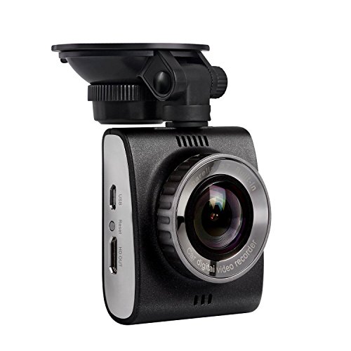 AUSDOM Dashboard Camera Recorder - Dash Cam Car DVR with 180 Degree Wide Angle Lens, Super Night Vision, G-Sensor, and Parking Monitor