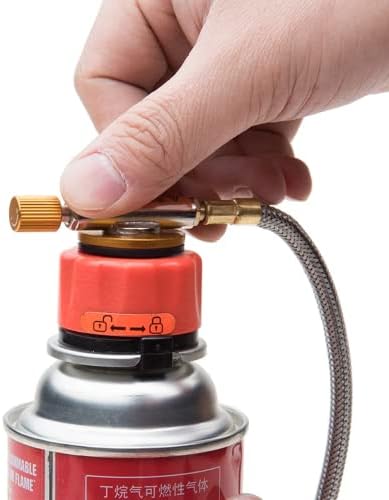 Fire-Maple Anaconda Camping Stove Gas Adapter Gas Bottle Convert Adapter Connector for Butane Canister to Screw Gas Cartridge for Outdoors