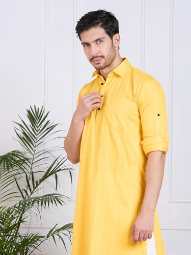 Image of Rajubhai Hargovindas Men's Premium Pathani Kurta