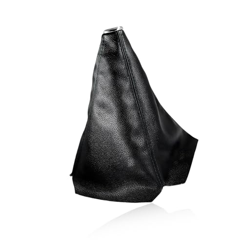 Rdxcv Car Shift Knob Dust Cover, Leather Manual/Automatic Gear Shifter Protective Sleeve, Universal Dustproof Shift Boot Interior Decoration for Most Cars Trucks SUVs Sedans (Black)
