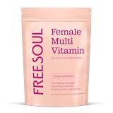 Women's Multivitamins & Minerals with Marine Collagen & Hyaluronic Acid | 27 Essential Vitamins, Minerals, & Botanicals | Gluten-Free & No Synthetic Fillers or Binders | 60 Tablets | Free Soul