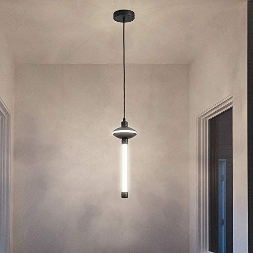 Luminaire suspendu dimmable 100cm en métal robuste pour comptoir de bar