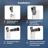 Evil Eye HD Cell Phone Lens-28X Telephoto Lens with Shutter for iPhone Samsung,Huawei,Xiaomi,Android Smartphone,Monocular Telescope - Image 8