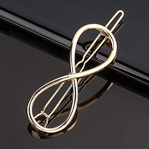Barrette élégante perle ronde et pinces en métal ornées d'un cœur pour femme raffinée
