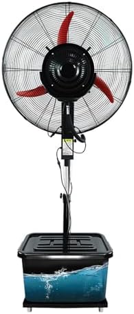 Outdoor Misting Fan - 3 Speed Adjustable Mist, 40L Water Tank for Patio Cooling, Ideal for Greenhouse & Outdoor Use, 21in Portable Misters for Summer Comfort