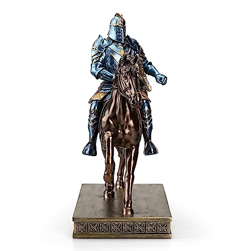 Estatua Caballero Guerrero de Caballería Azul miniatura 2