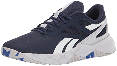 Reebok Men's Nanoflex Cross Trainer, Vector Navy/Pure Grey/Cold Grey, 9